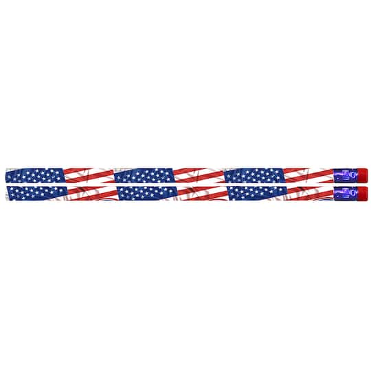 Musgrave Pencil Company Flags & Fireworks Pencil, 12 Packs of 12